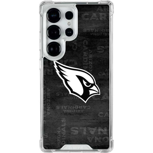 NFL Arizona Cardinals Black & White Galaxy S25 Ultra Clear Case